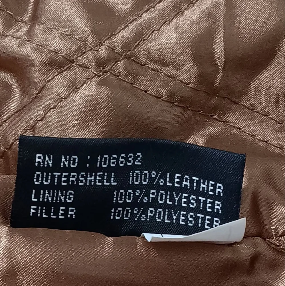 HATHAWAY‎ Men 100% Leather Jacket Coat Black SzL Vintage Zip And Button